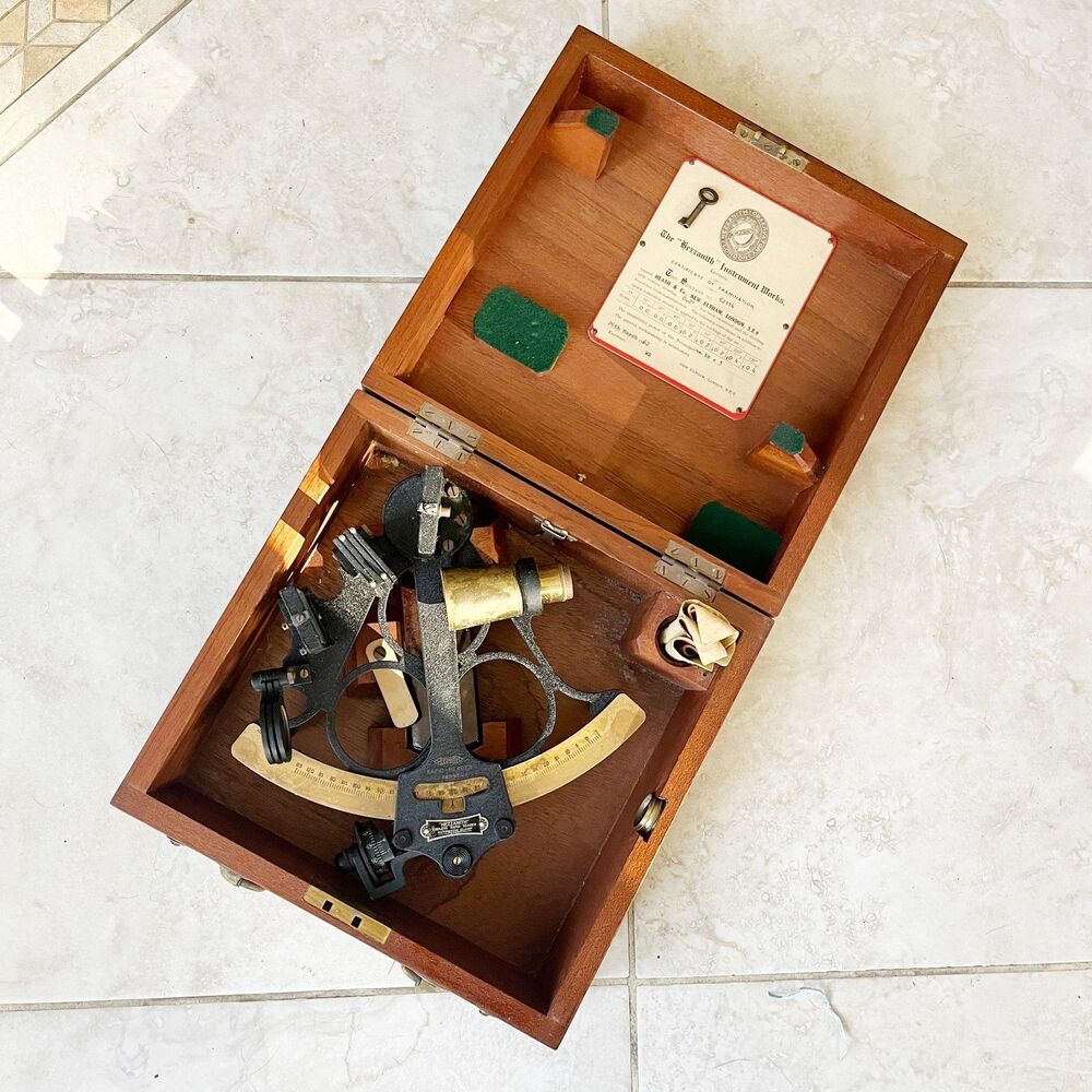 HEZZANITH SEXTANT VTG 1962 Museum Quality w/ Serving Officer Grouping Provenance